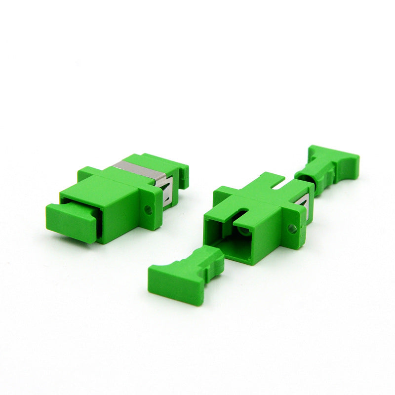 Capped Simplex SC/APC Simplex Integrated with screws Singlemode Fiber Adapter Dust ca ...