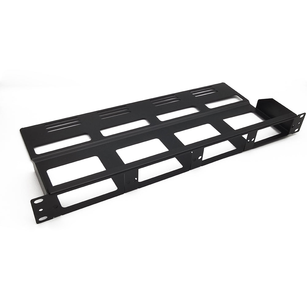 Optical Fiber Management Racks LHD4 Series Fiber Optic 1U Rack Shelf, For 4x LHD4 MPO Casstette, Unlo ...