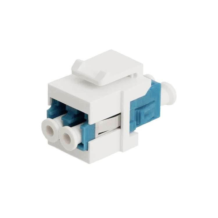LC/UPC Duplex Singlemode Fiber Optic Keystone Jack – LightOptics®