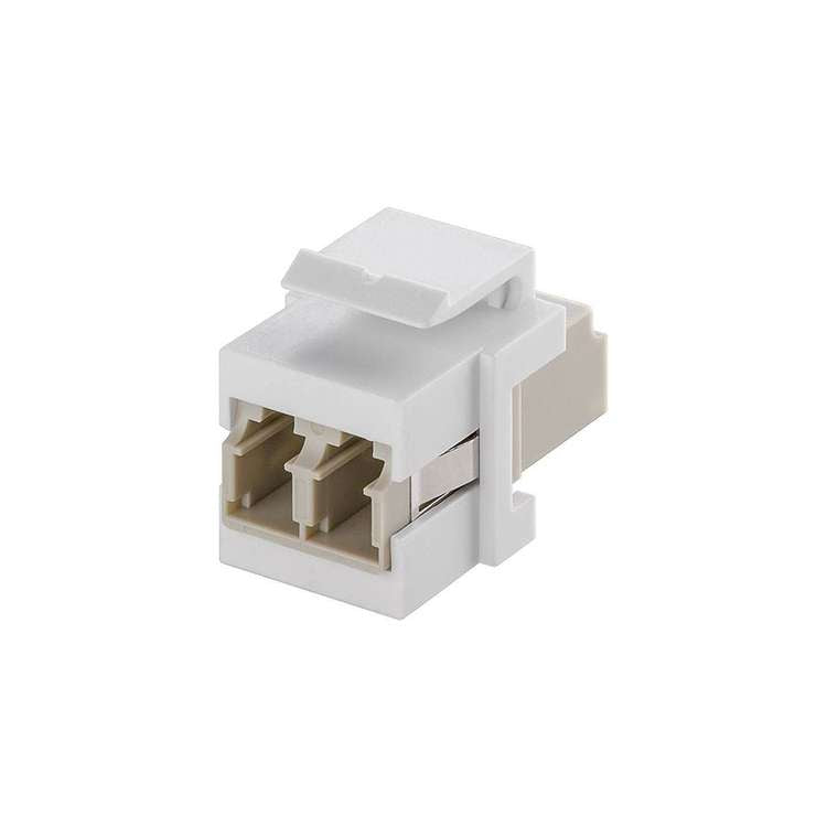 LC/UPC Duplex Multimode OM1/OM2 Fiber Optic Keystone Jack – LightOptics®